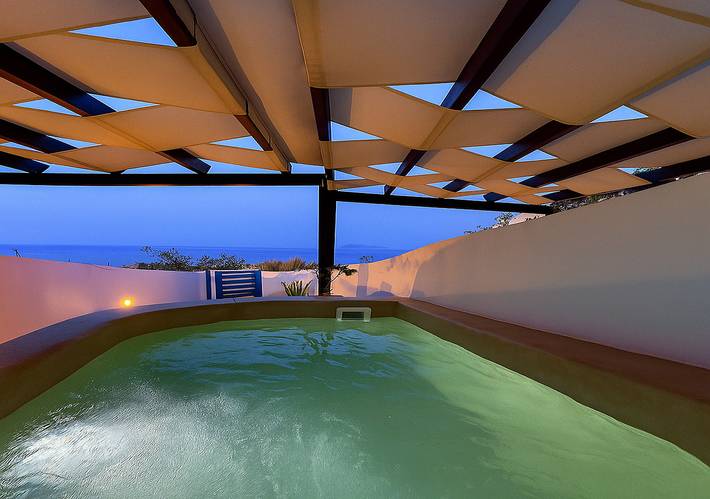 Vakantieappartement voor 2 personen, met huisdier op Santorini