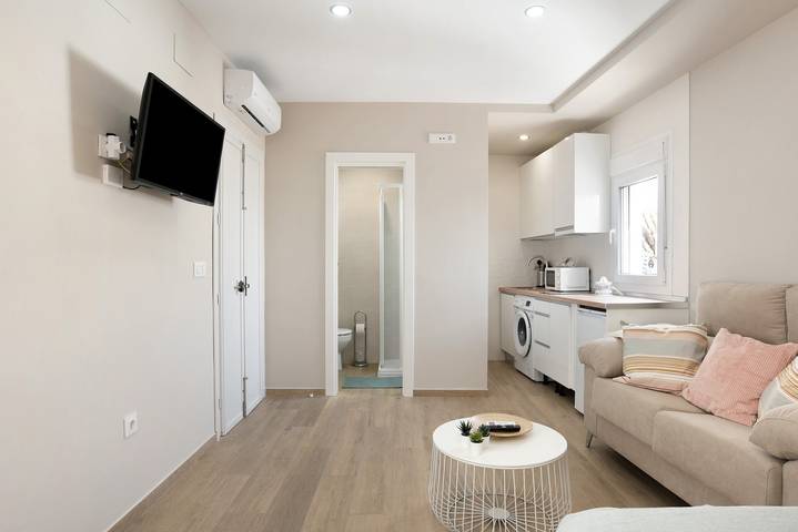 Ganze Wohnung, Ferienwohnung '"La Fuente" mit Bergblick, privater Terrasse und Klimaanlage in Vejer de la Frontera, Costa de la Luz