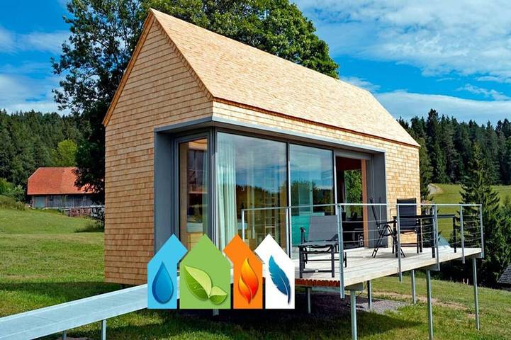 Ferienhaus für 3 Personen, mit Garten und Terrasse