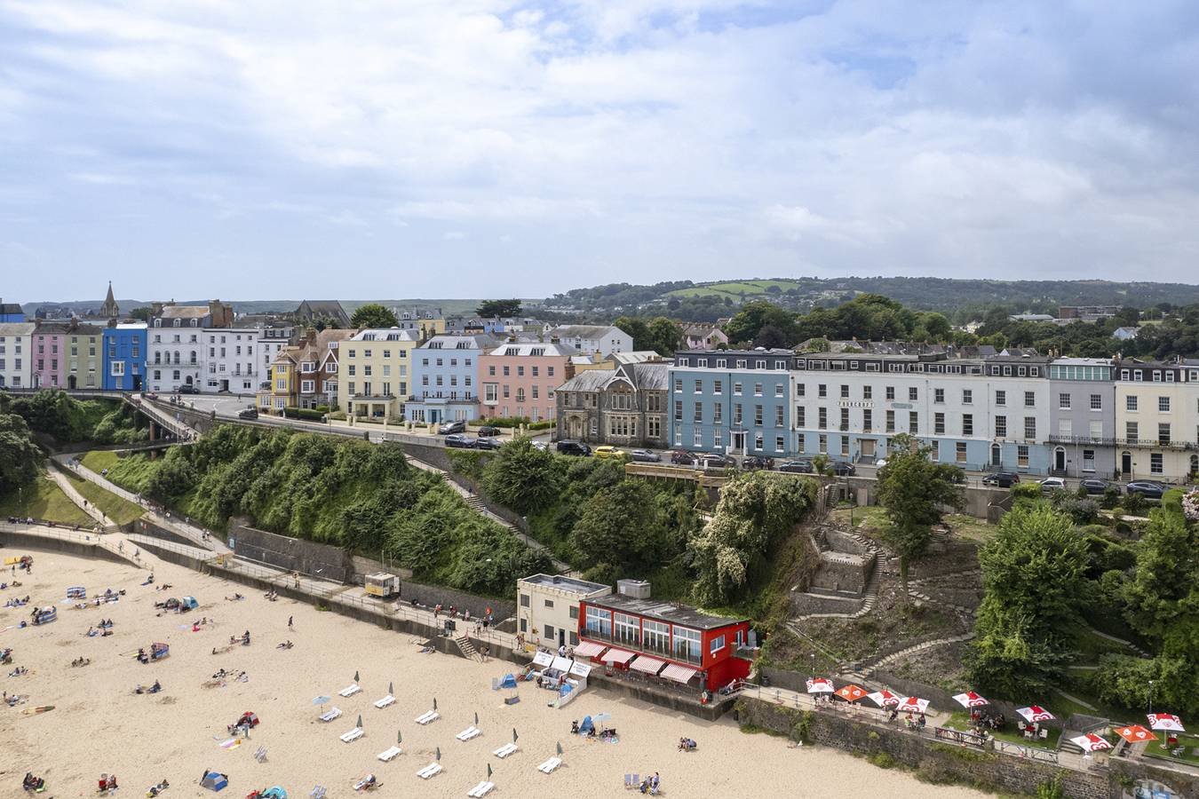 Ganze Wohnung, Ferienwohnung für 4 Personen mit Balkon in Tenby, Pembrokeshire