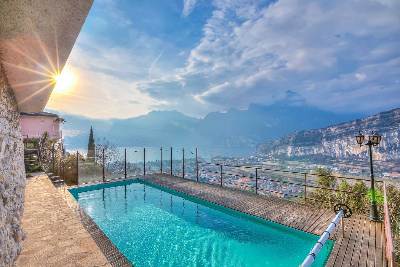 Villa Panorama 2 With Private Pool in Nago-Torbole, Montañas Garda