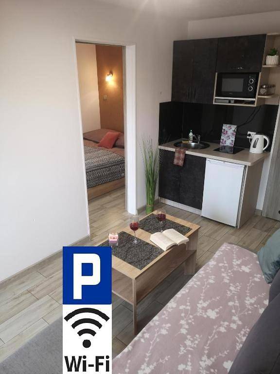 Apartament wakacyjny dla 2 osób, z Taras i Ogród oraz Widok w Augustów