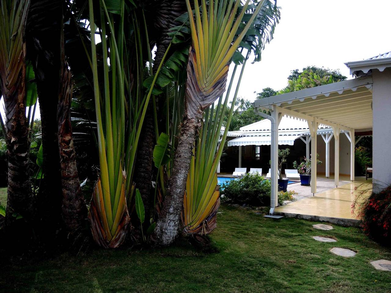 In Strandnähe in Saint-François, Guadalupe