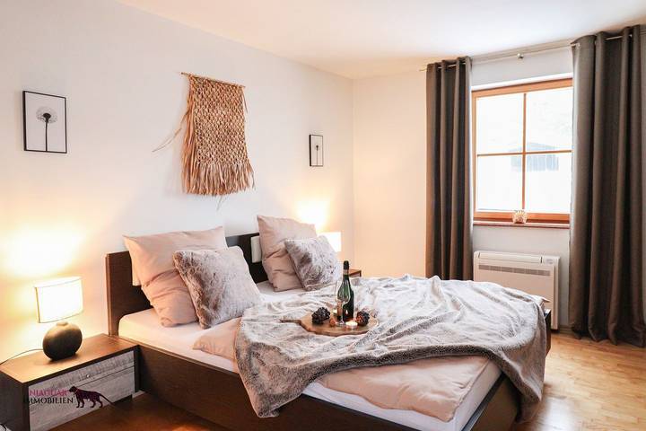 Vakantiewoning voor 5 personen, with Terras and Tuin as well as Uitzicht op het meer and Uitzicht aan de Mondsee