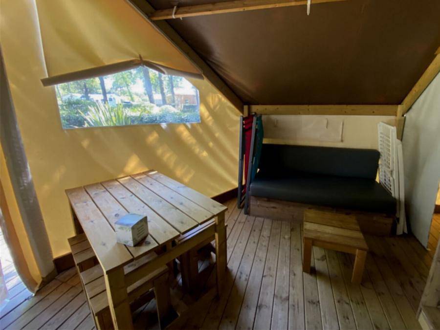 Camping la Cailletiere - Camping Paradis - Safarizelt 4 personen - Zelt-Lodge - ohne Sanitäranlagen in Dolus-d'Oléron, Côte de Beauté