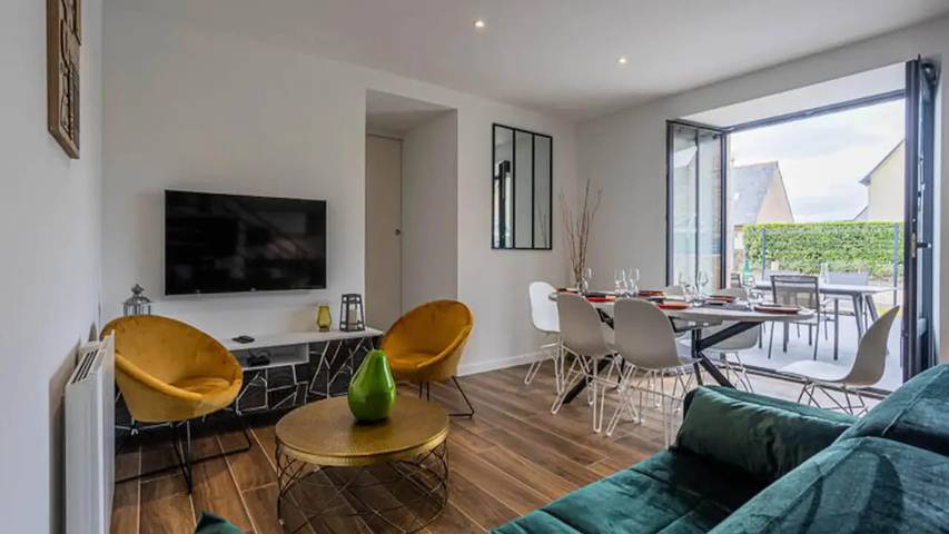 Maison de vacances pour 7 personnes, avec jardin