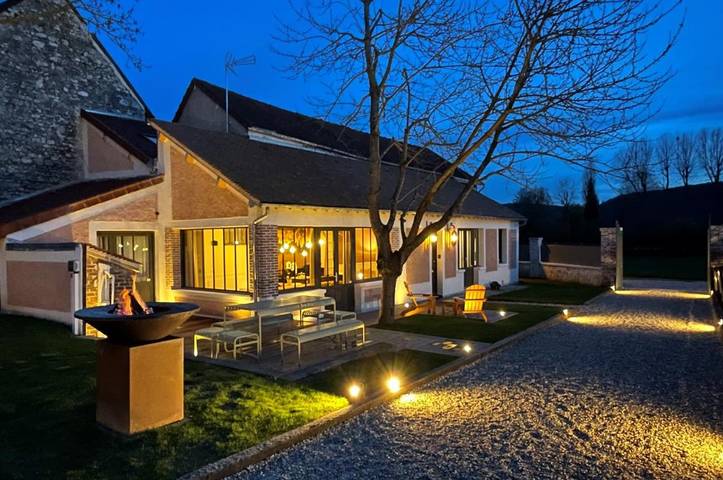 Maison d’hôte pour 6 personnes, avec Balcon et Terrasse ainsi que Jardin et Sauna à Giverny