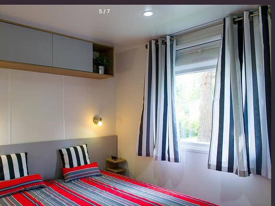 Camping La Garenne - Mobilhome 6 personas - Mobil-home Siréne Spa 2 Ch climatización+Plancha in Néfiach, Region de Perpignan