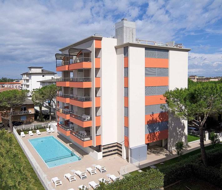 Studio dla 4 osób, z balkon w Bibione