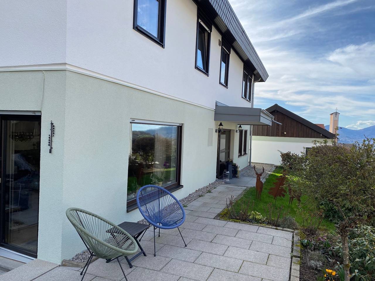 Ganze Wohnung, Ferienwohnung 'Marie' mit Gemeinschaftsterrasse und Wi-Fi in Loffenau, Nordschwarzwald