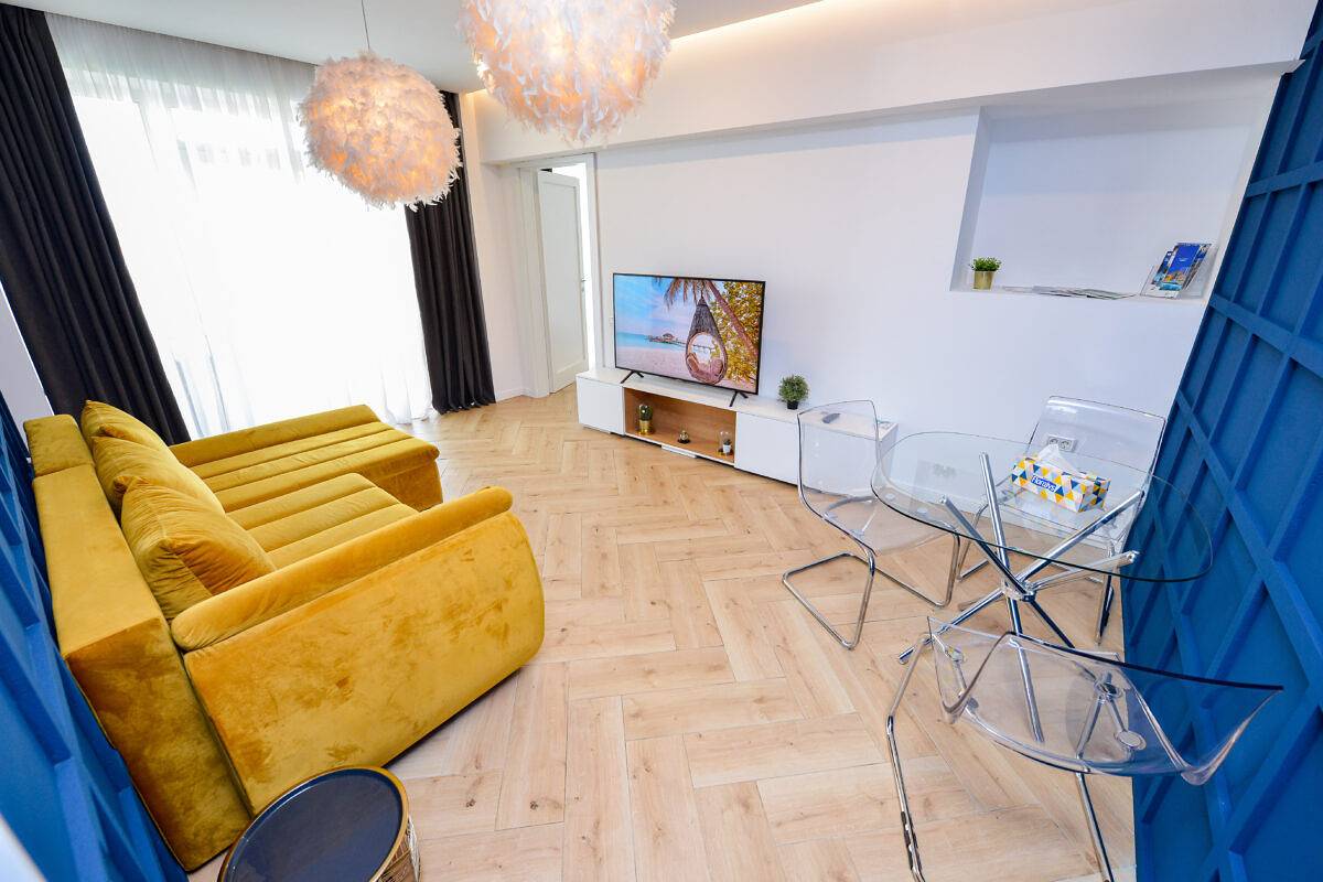 Apartamento entero, Luna Azul - Un dormitorio - Plaza Romana in Bucarest, Walachia