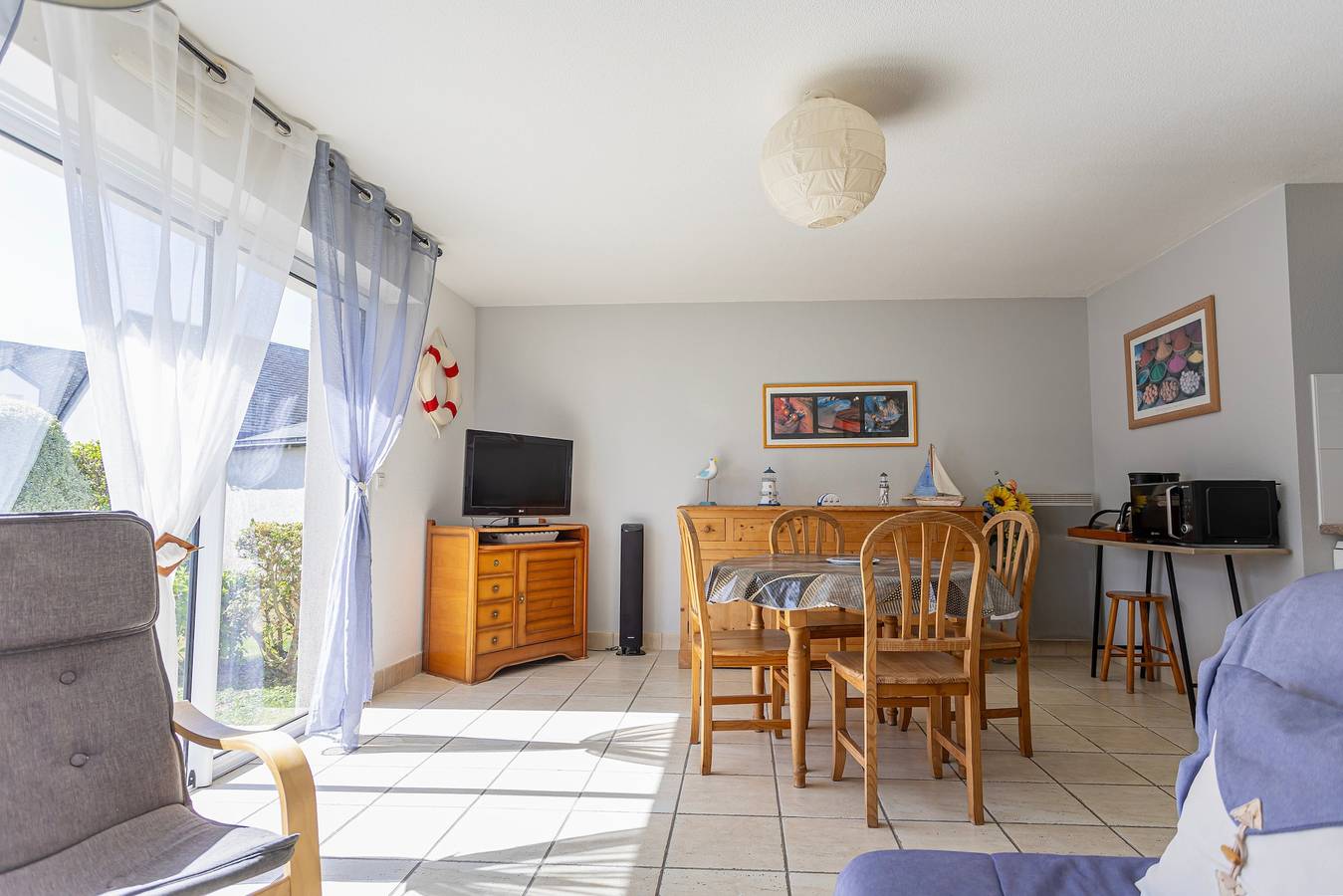 Ganze Wohnung, Appartement 'La Mouette St Philibert 3 Sterne' mit Terrasse, privatem Garten & Wlan in Saint-Philibert, Côte des Mégalithes