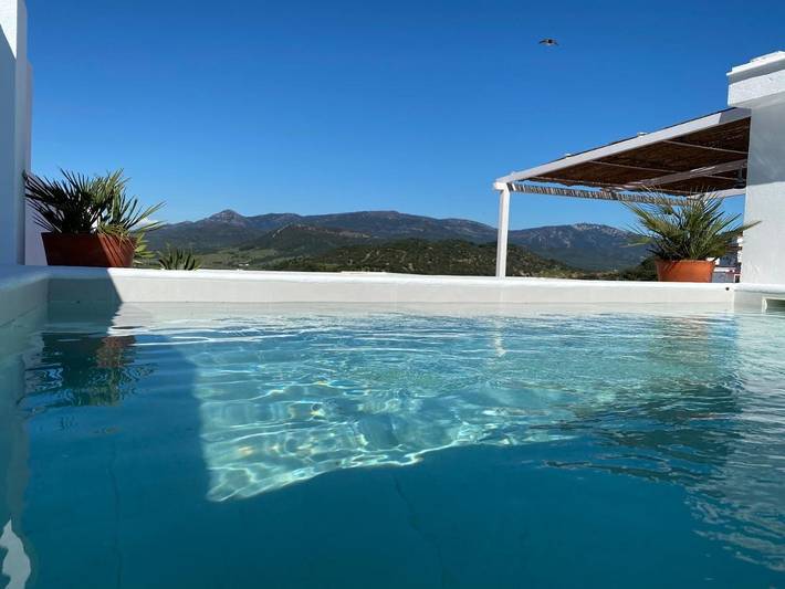 Apartamento para 6 personas, con Terraza además de Piscina y Vistas en Alcalá de los Gazules
