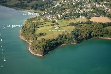 Gîte pour 6 personnes, avec vue et jardin, animaux acceptés à Le Minihic-sur-Rance