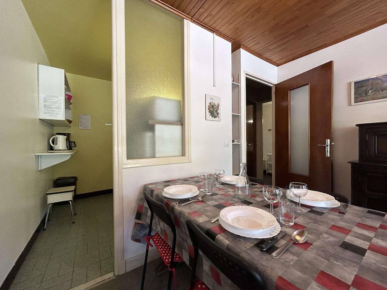 Estudio entero, Résidence le Transalpin - Estudio rincón noche 4 personas (Perry) in Montgenèvre, Briançon region
