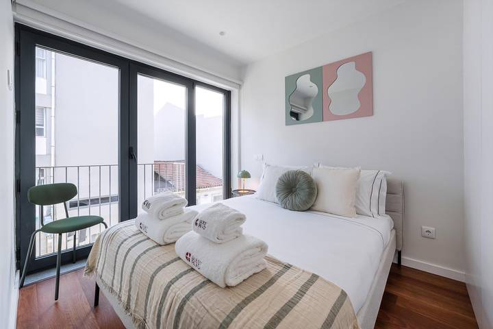 Ganze Wohnung, Ferienwohnung für 4 Personen mit Balkon in Porto, Porto Distrikt