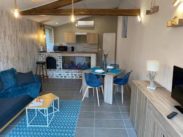 Gîte pour 4 personnes, avec jardin et vue, animaux acceptés à Saint-Léonard