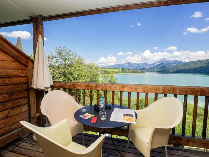 Ferienhaus für 3 Personen, mit Balkon und Terrasse sowie Garten und Kinderpool am Weißensee - 4