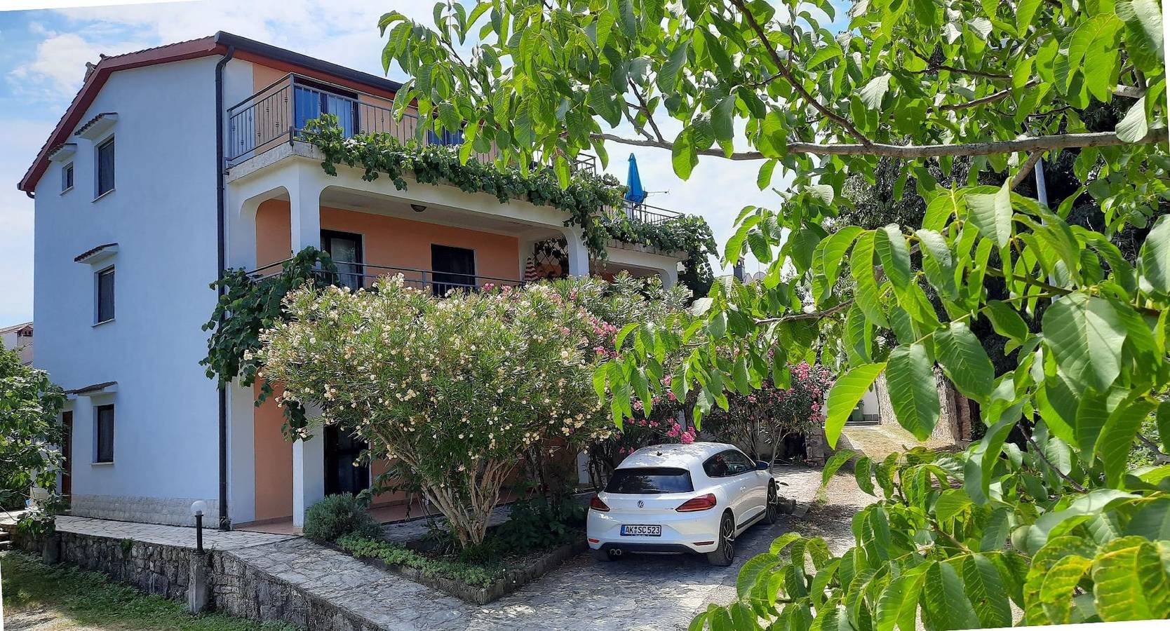 Ganze Ferienwohnung, App mit Garten, Grill und Terrasse fuer 4 Pers. in Funtana, Vrsar-Funtana