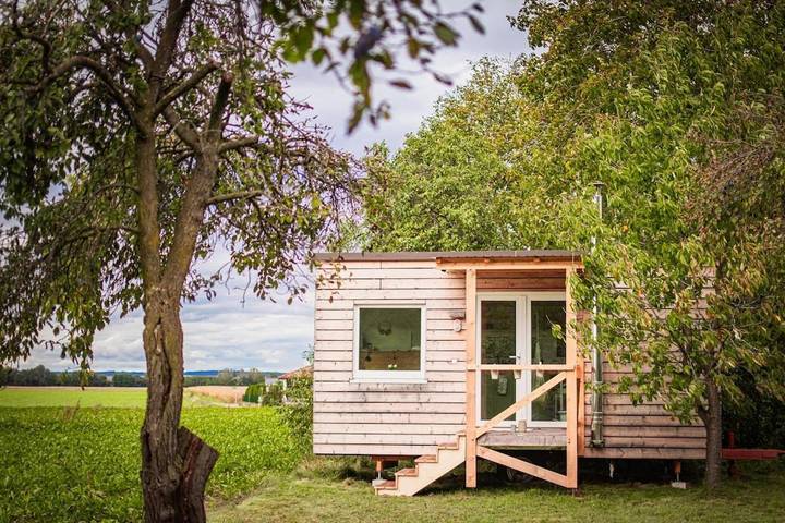 Ferienwohnung für 2 Personen, mit Balkon und Garten sowie Ausblick