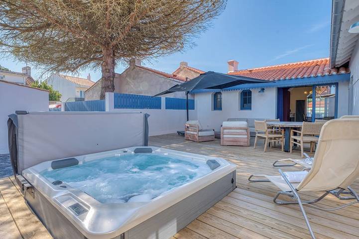 Villa pour 6 personnes, avec jacuzzi et jardin, animaux acceptés à Saint-Gilles-Croix-de-Vie