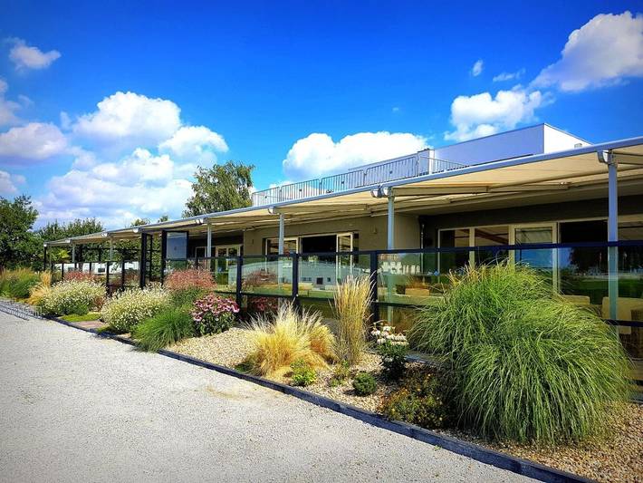 BnB für 3 Personen, mit Terrasse und Garten sowie Seeblick und Ausblick in der Lausitz