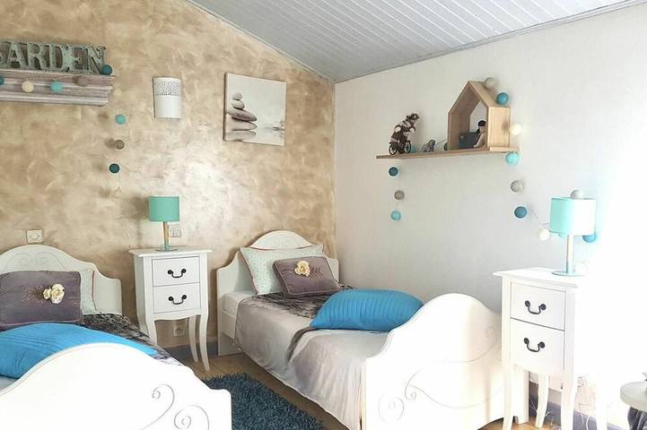 Casa rural renovada con jardín, pesca y WiFi en una granja de cereales orgánicos in Brem-sur-Mer, Valle del Loira