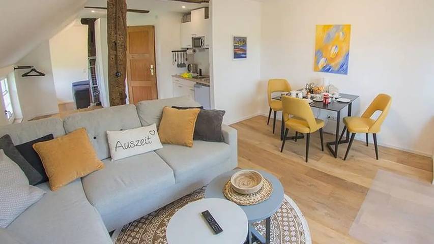Ferienwohnung für 3 Personen, mit Garten und Sauna, mit Haustier