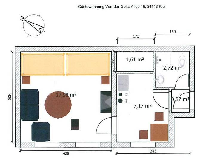 Gîte pour 2 personnes à Kiel - 4