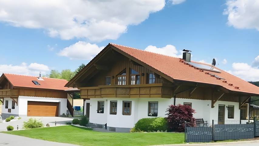 Ferienwohnung für 4 Personen, mit Garten und Balkon in Landkreis Regen