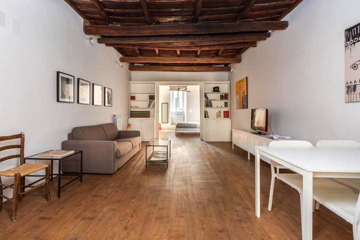 Loft per 5 persone, con panorama a Trastevere