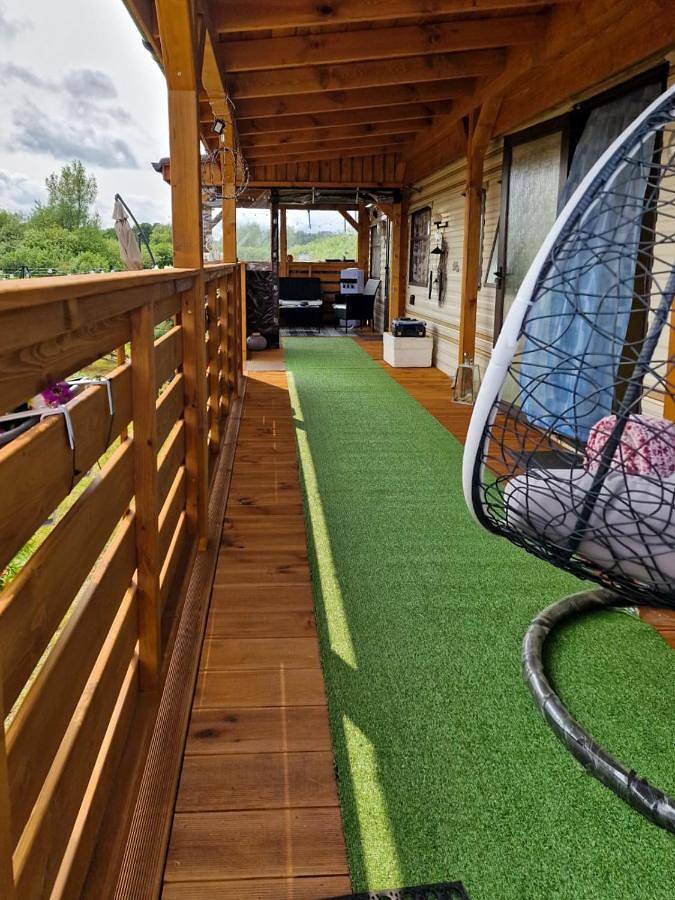 Ferienhaus für 6 Personen, mit Terrasse und Garten sowie Ausblick