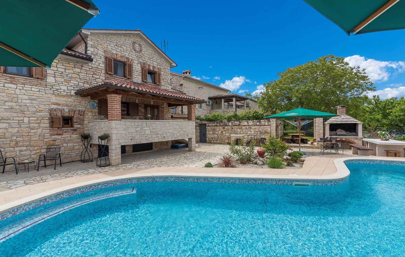 Ganze Ferienwohnung, Ferienwohnung mit Pool und Terrasse  in Medaki, Istrien