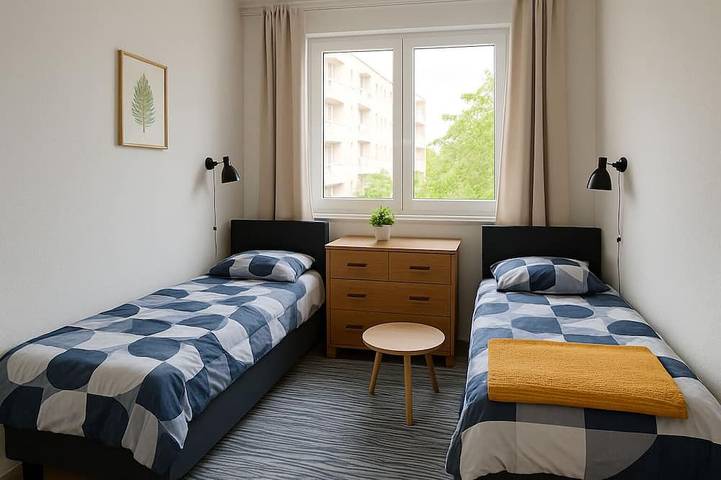 Ganze Wohnung, Apartment Halle Neustadt – 3 Zimmer in Halle, Saale-Unstrut