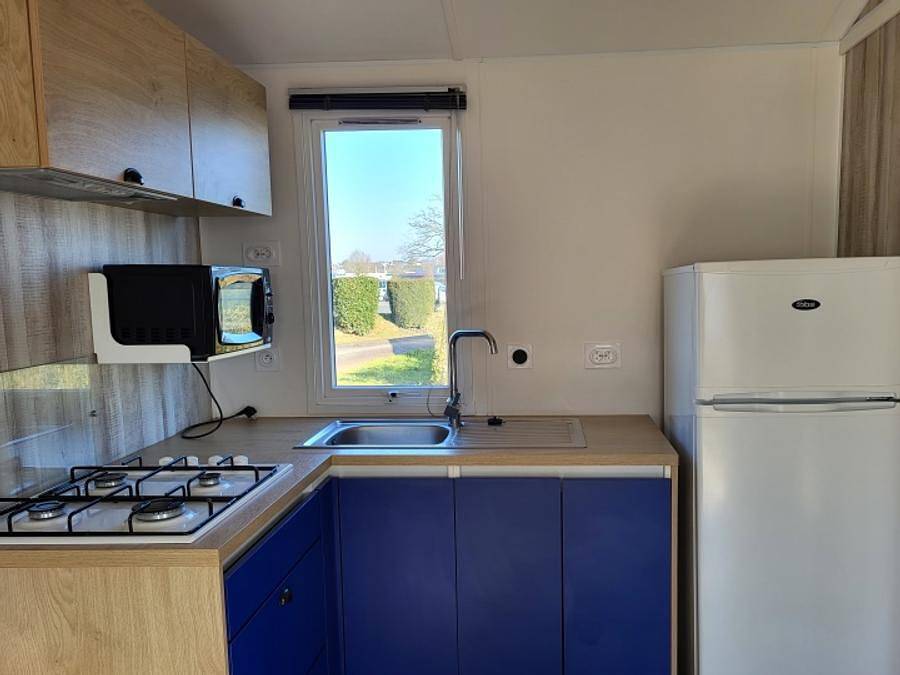 Camping O Rivage  - Mobilhome 4 personas - Comodidad - Tv in Ambon, Côte des Mégalithes