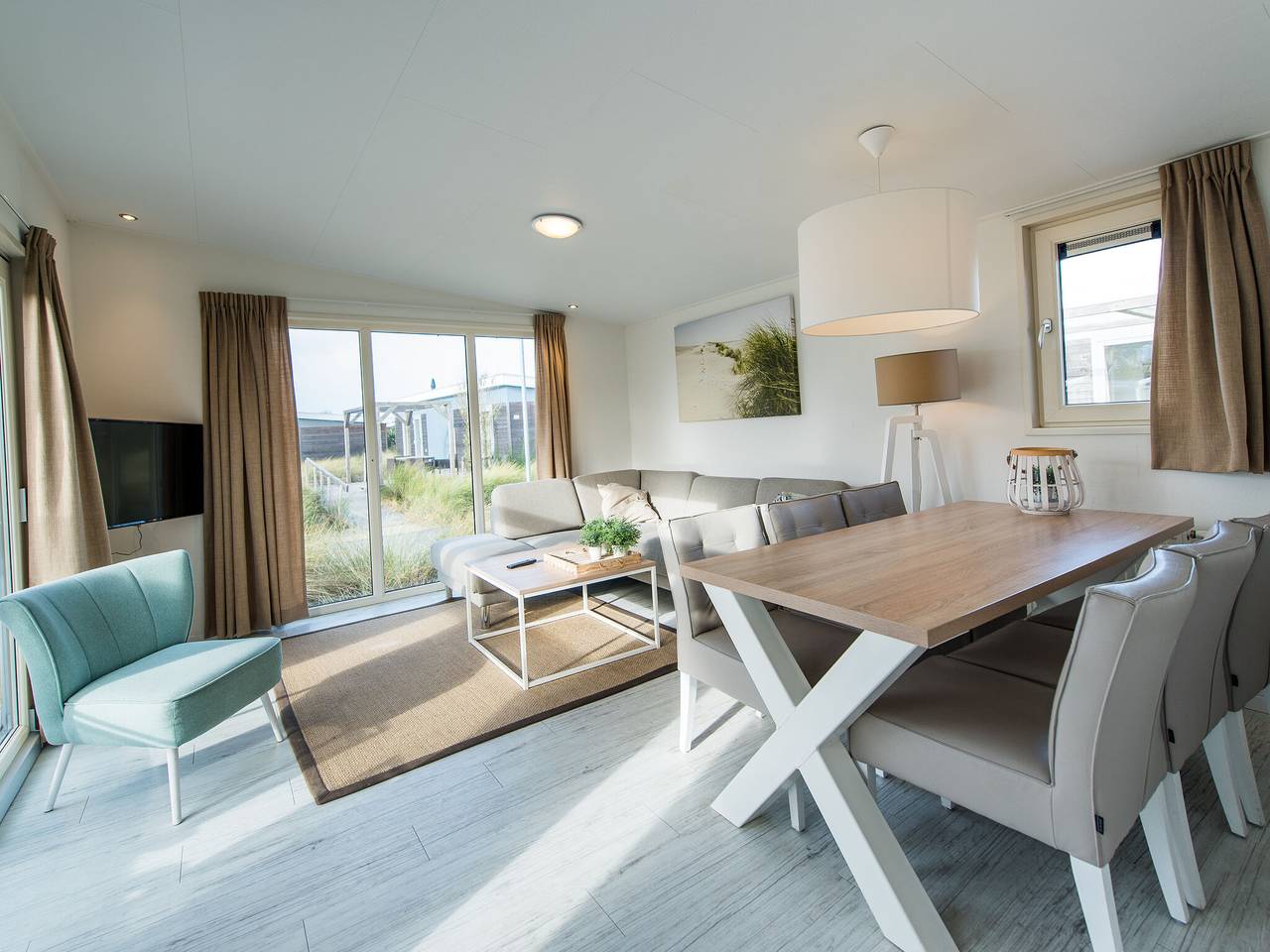 Chique chalet vlakbij het strand in Hollum, Nederlandse waddeneilanden