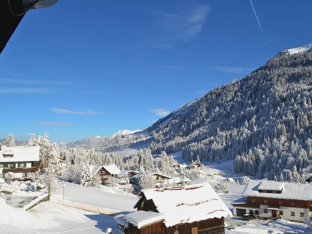 Ganze Ferienwohnung, Alp-Chalet - Ferienwohnungen - 1-Raum Studio Appartement Nr. 3, 4, 9 in Hirschegg Kleinwalsertal, Mittelberg