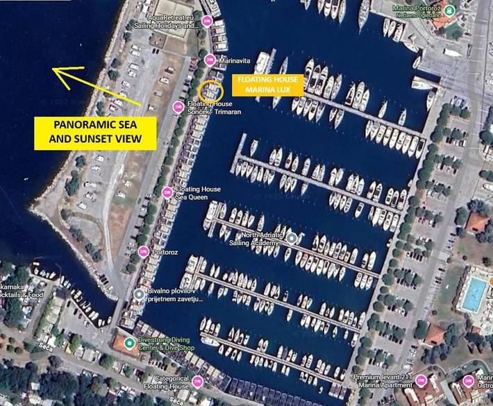 Ferienhaus für 4 Personen, mit Ausblick und Pool sowie Terrasse in Piran - 4