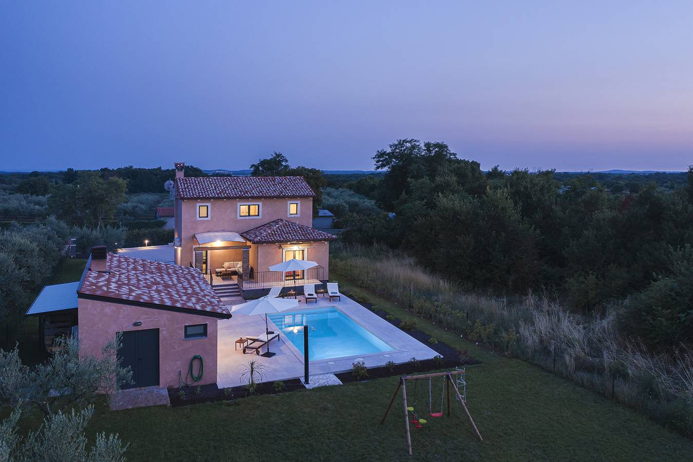 Villa für 7 Personen mit Sauna in Muntic, Südküste Istrien