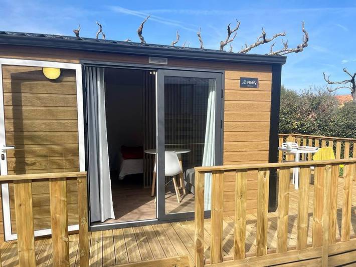 Camping International - Mobilhome 2 personnes - Twice 20 m² - Climatisation in La Madrague, Hyeres