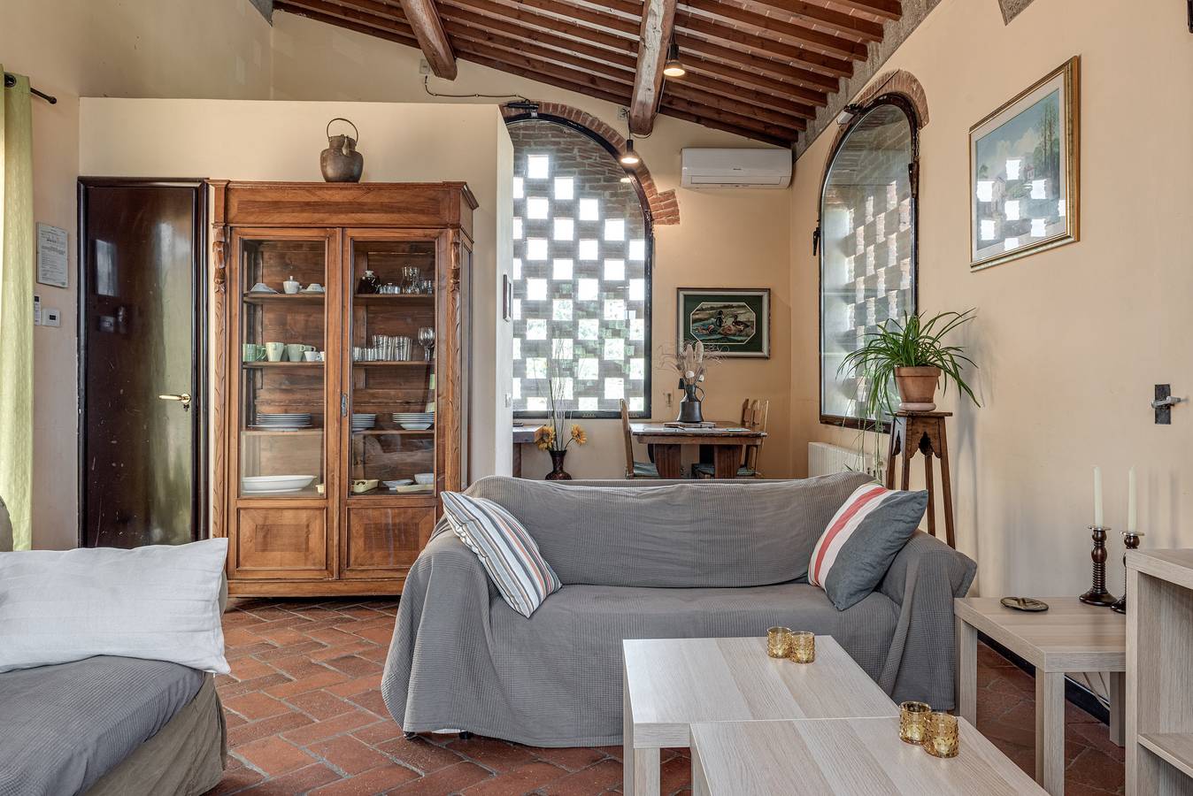 Ganze Wohnung, Apartment 'Il Poderaccio Vecchio' mit Gemeinschaftspool, Wlan und Klimaanlage in Scandicci, Florenz Provinz