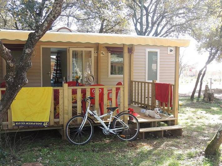 Camping le Domaine de Gajan - Mobilheim 4 personen - Comfort family, 2 Zimmer in Boisseron, Mittelmeerküste (Frankreich)