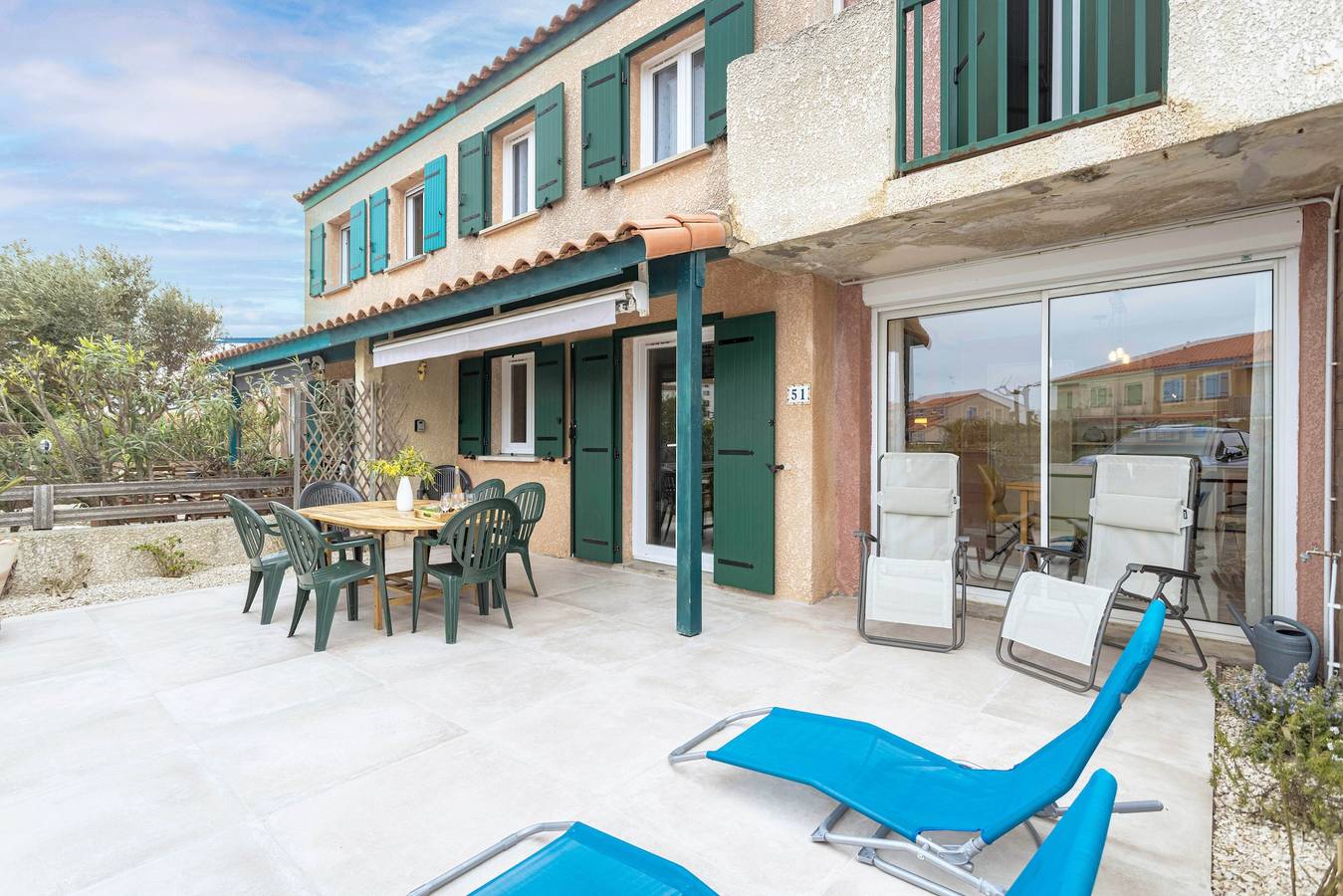 Maison Goéland – Douce parenthèse entre terre et mer, piscine partagée & balcon in Le Barcarès, Côte méditerranéenne (France)