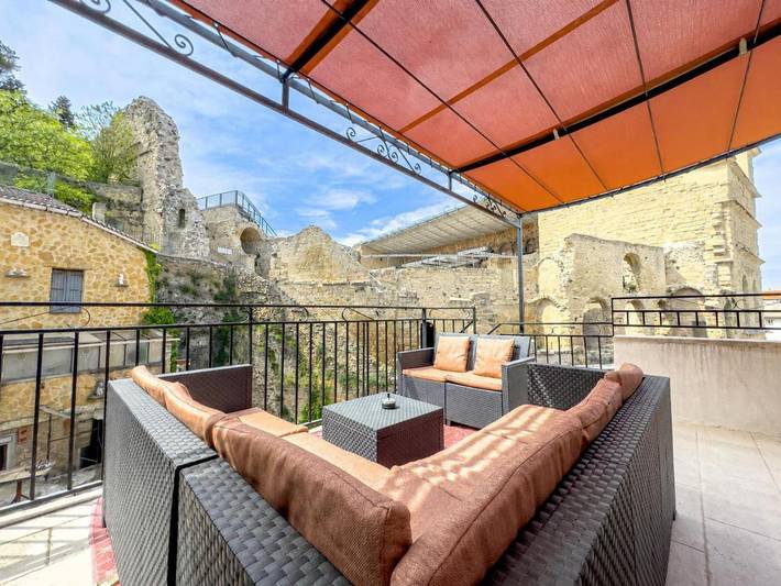 Gîte pour 5 personnes, avec vue et terrasse dans Théâtre antique d'Orange - 3