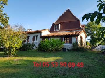 Gîte pour 5 personnes, avec terrasse et jardin, animaux acceptés à La Jemaye