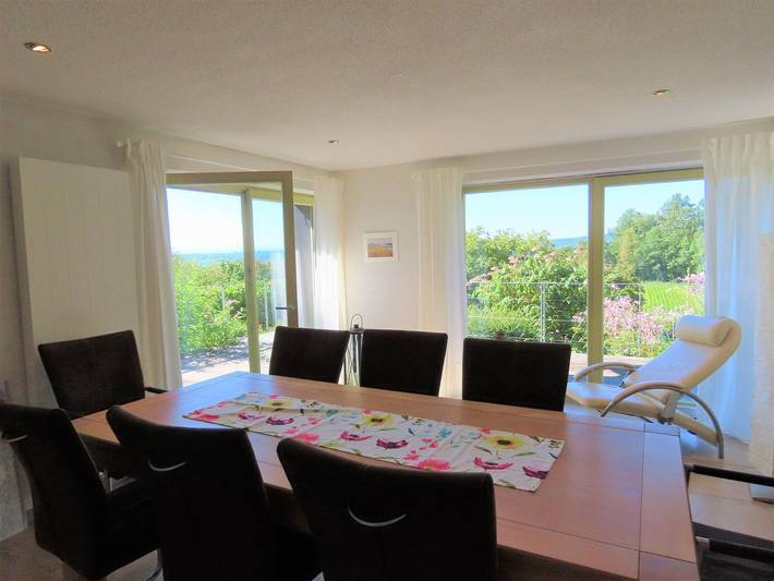 Ferienhaus für 7 Personen, mit Garten und Ausblick sowie Seeblick und Sauna am Bodensee - 4