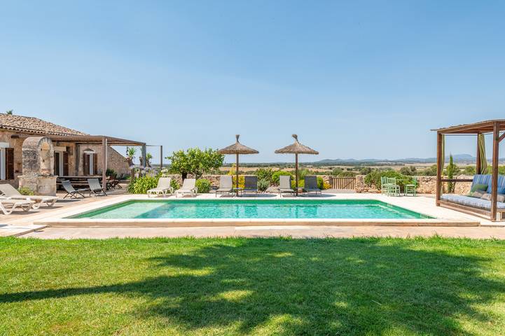 Casa rural para 11 personas, con terraza y jardín en Villafranca de Bonany - 4