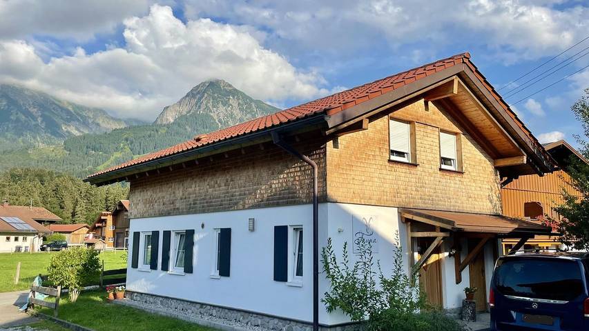 Ferienhaus für 6 Personen, mit Garten und Ausblick in Langenwang