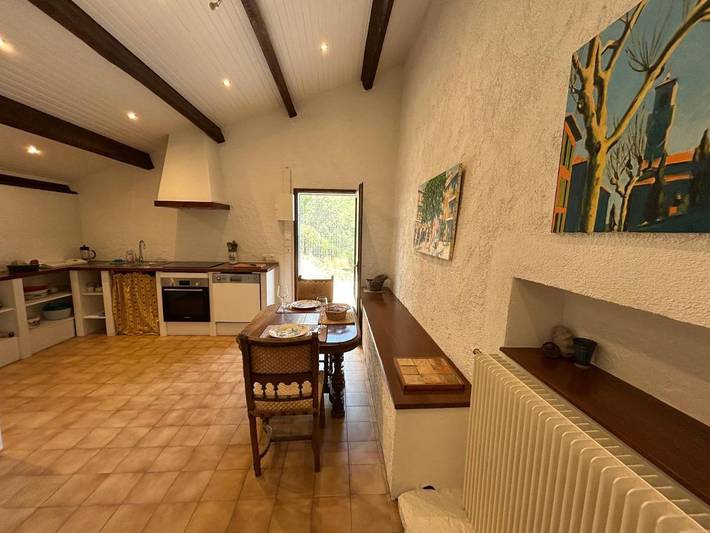 Gîte pour 2 personnes, avec terrasse et vue ainsi que vue sur le lac et jardin à Saint-André-les-Alpes - 4