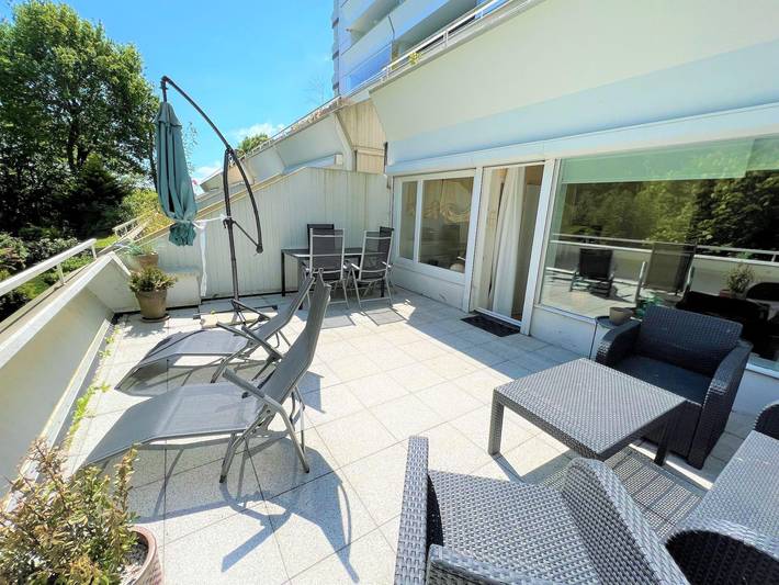 Ferienwohnung für 4 Personen, mit Terrasse und Pool in Sierksdorf
